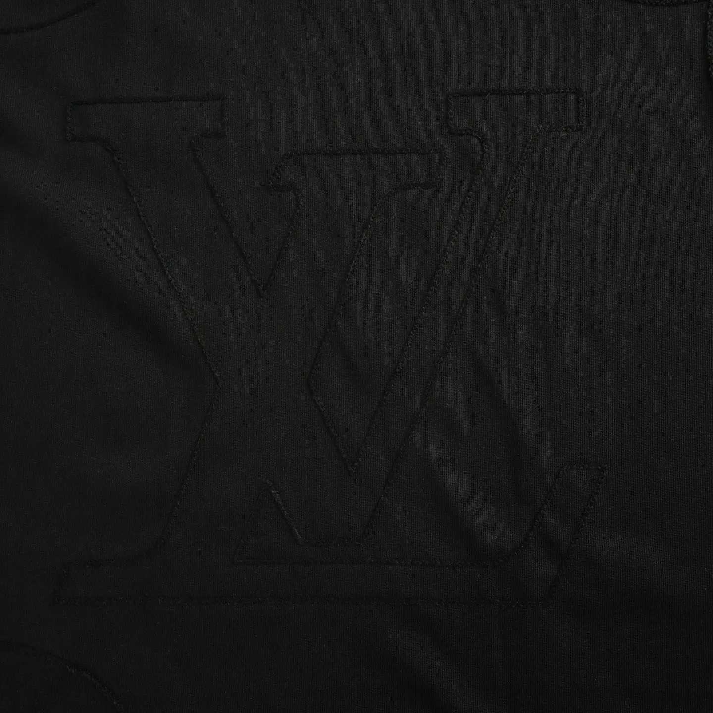 Louis Vuitton/Louis Vuitton 25ss full-width presbyopia embroidered short sleeves